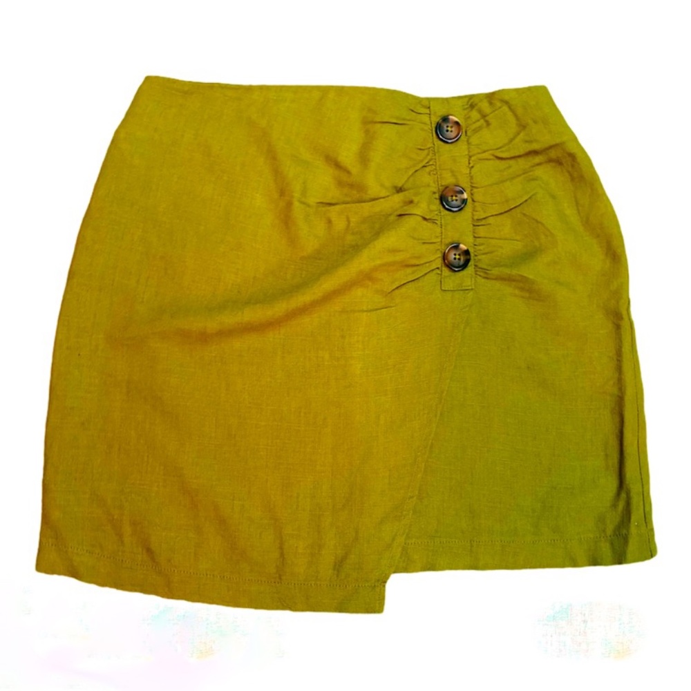 Forever 21 Contemporary Skirt (Small) Olive Green